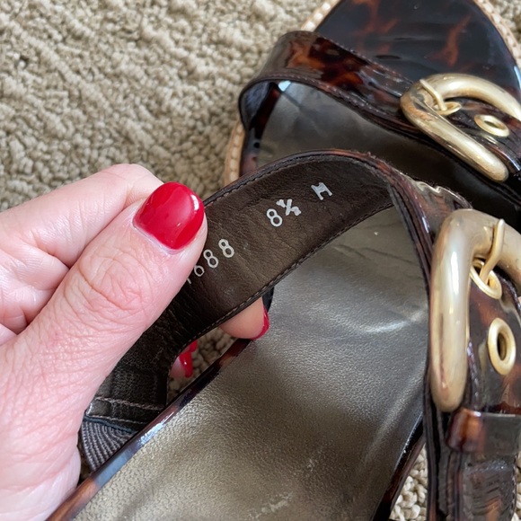 Vintage y2k 90s Stuart Weitzman slides sandals - Picture 2 of 6